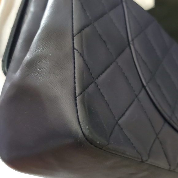 Authentic Chanel Lambskin Double Flap CC Bag (SOLD) - Picture 11 of 16